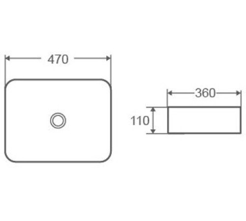Умывальник D&K Berlin DT1431216 белый