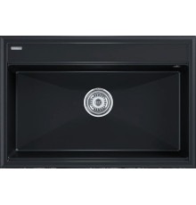 Кухонная мойка Paulmark Stepia 80 PM117551-BLM черный металлик