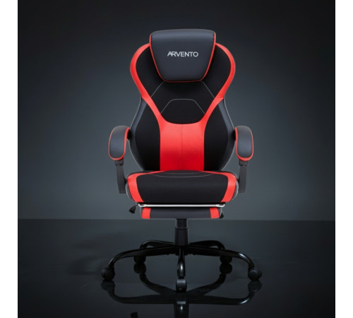 Игровое геймерское кресло Arvento Primo черный/красный
