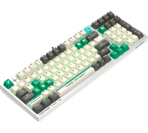 Клавиатура A4Tech Bloody S98 Pixels Green Bloody BLMS Red Plus, нет кириллицы