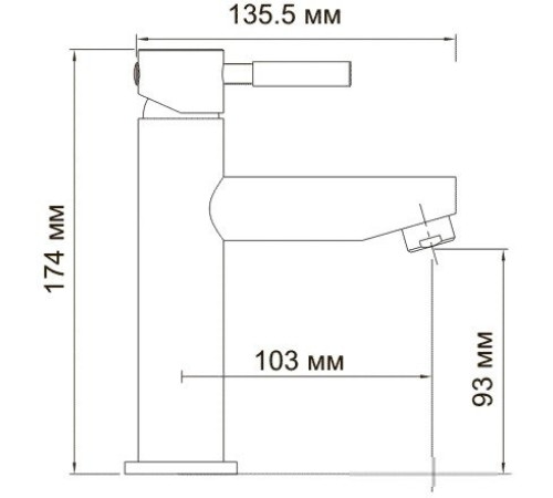 Смеситель Wasserkraft Main 4104