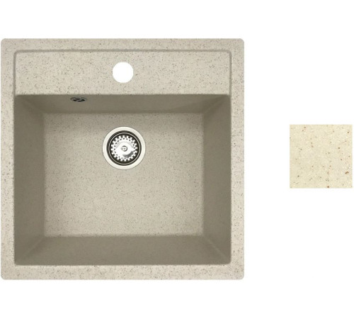 Кухонная мойка БелЭворс Rio бежевый, без сифона