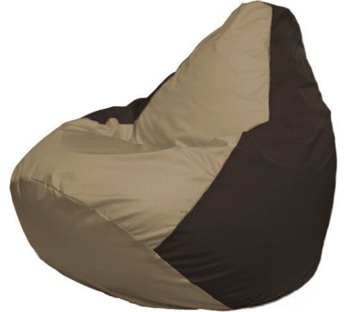 Кресло-мешок Flagman Груша Макси Г2.1-93 коричневый/бежевый темный