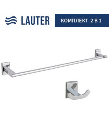 Набор аксессуаров для ванной Lauter 21SH8391 + 21SH9091 Chrome, 2 предмета