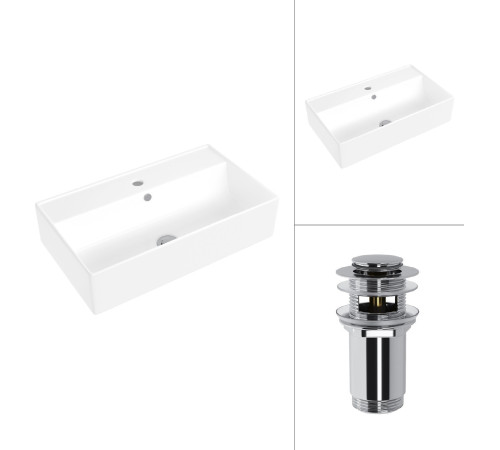 Умывальник Lauter 21855 + клапан 21190CH