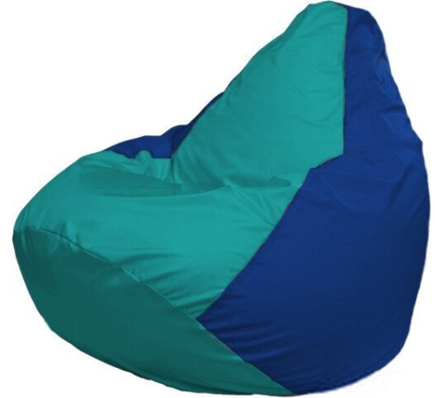 Кресло-мешок Flagman Груша Макси Г2.1-291 синий/бирюзовый