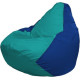 Кресло-мешок Flagman Груша Макси Г2.1-291 синий/бирюзовый