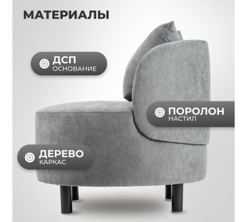 Интерьерное кресло Mio Tesoro Милан 1 JH3565-16