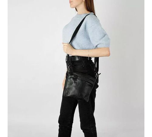 Женская сумка Poshete 921-004-BLK черный