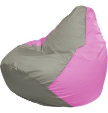 Кресло-мешок Flagman Груша Макси Г2.1-333 розовый/серый
