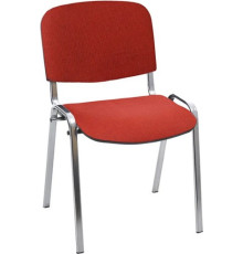 Офисный стул Helmi Изо HL-F01 359857 хром/ткань красная с черным