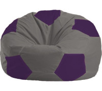 Кресло-мешок Flagman Мяч Стандарт М1.1-352 серый/фиолетовый