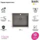 Кухонная мойка IDDIS Haze HAZ59GMi77