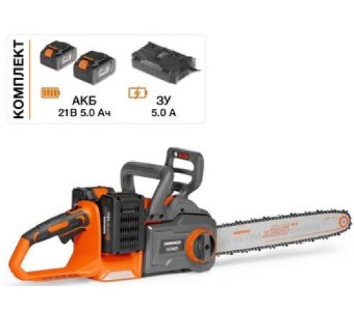 Аккумуляторная пила Daewoo Power DACS 1642Li Set с 2-мя АКБ