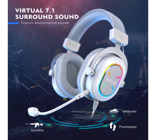 Наушники FIFINE H6X белый