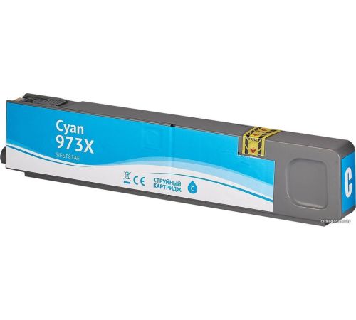 Картридж Sakura Printing SIF6T81AE аналог HP 973X Cyan
