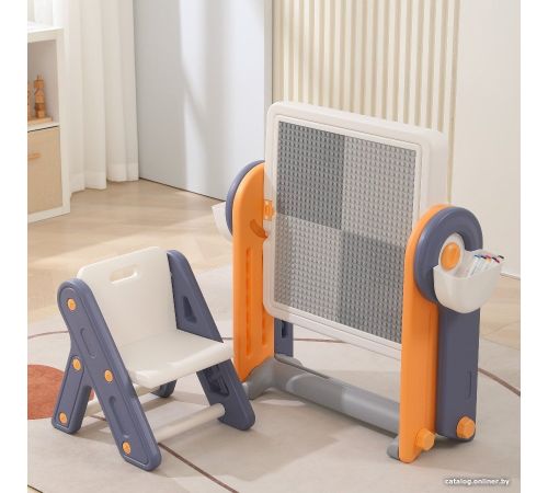 Игровой стол UNIX kids Yellow 4 в 1 PPT4IN1YEL