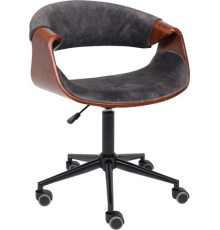 Офисное кресло AksHome Angara темно-серый Fabb 16/черный