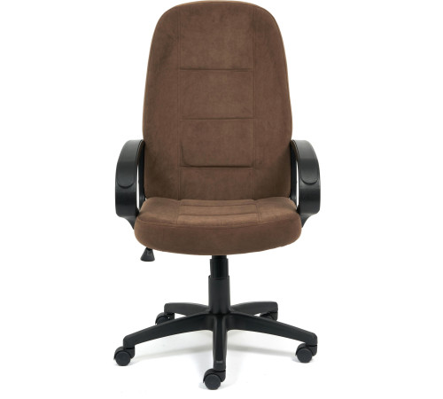 Кресло TetChair СН-747 флок, коричневый