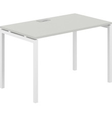 Офисный стол Norden 1200х700х750 SG.204.SH.44.WH белый/серый бархат