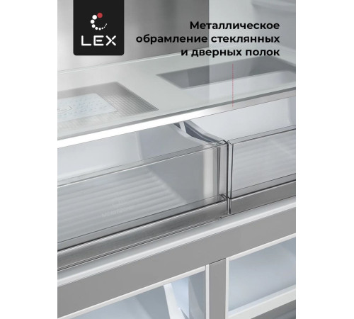 Четырёхдверный холодильник LEX LCD505BGID