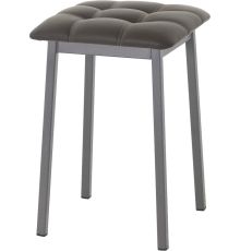 Табурет AMC Comfort 7К4.8 кожзам, серо-коричневый/графит
