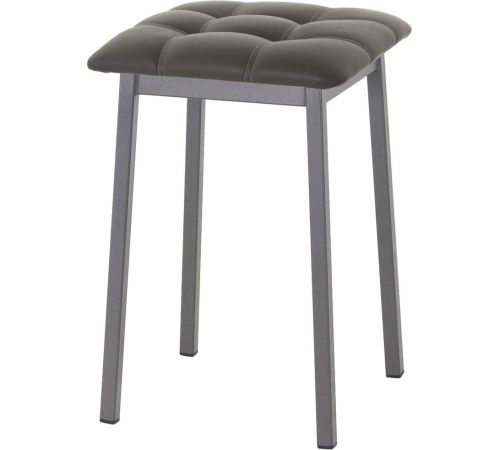 Табурет AMC Comfort 7К4.8 кожзам, серо-коричневый/графит