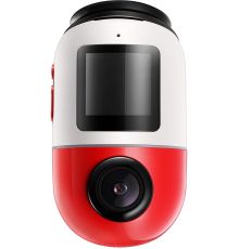 Видеорегистратор 70mai Dash Cam Omni 128GB + GPS-модуль UP04 красный/белый