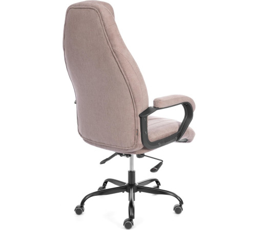 Офисное кресло TetChair Boss metalBL ткань, светло-коричневый, KUB 03