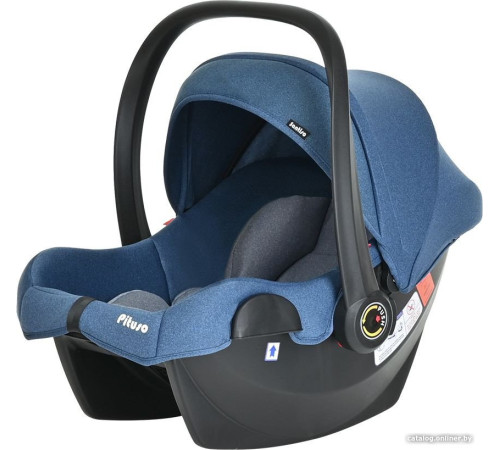 Детское автокресло Pituso Santiso R201 джинс/светло-серый