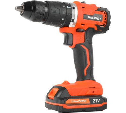 Ударная дрель-шуруповерт Patriot BR 210UES-h 180301555 с 2-мя АКБ, кейс