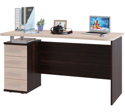 Стол Сокол КСТ-105 венге/беленый дуб