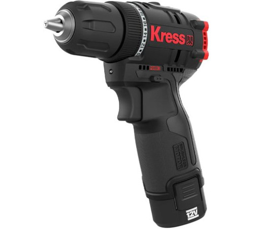 Ударная дрель-шуруповерт Kress KUC12 2 АКБ, кейс