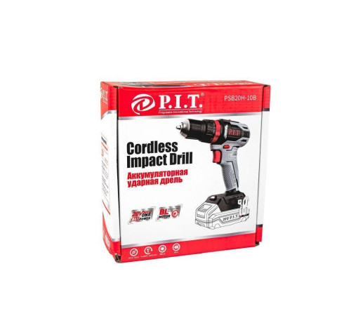Ударная дрель-шуруповерт P.I.T. PSB20H-10B без АКБ