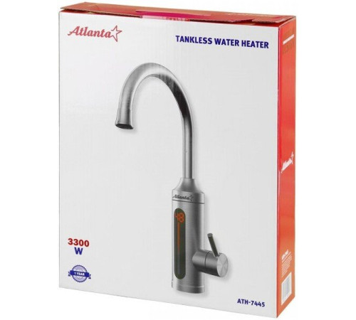 Проточный электрический водонагреватель-кран Atlanta ATH-7445