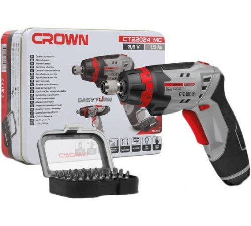 Шуруповерт Crown CT22024 MC с АКБ