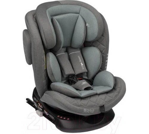 Детское автокресло Indigo Smart Isofix серый/зеленый