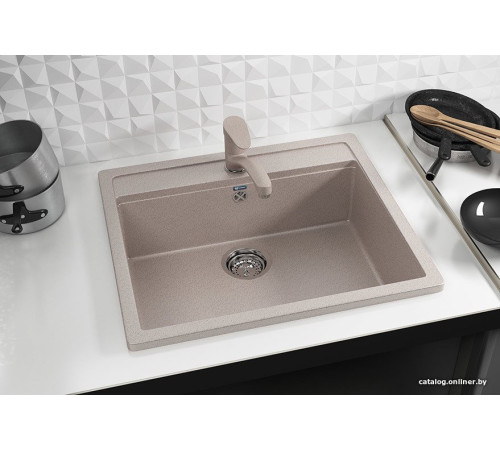 Кухонная мойка Ulgran U-104 молочный