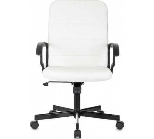 Офисное кресло Бюрократ Triest белый, экокожа