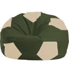 Кресло-мешок Flagman Мяч Стандарт М1.1-54 темно-оливковый/светло-бежевый