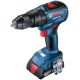 Bosch 0615990M8S болгарка, шуруповерт, 2 АКБ