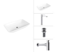 Умывальник Lauter 21886 + Moon 21СK81691C + сифон 21635CH + дон.клапан 21190CH хром