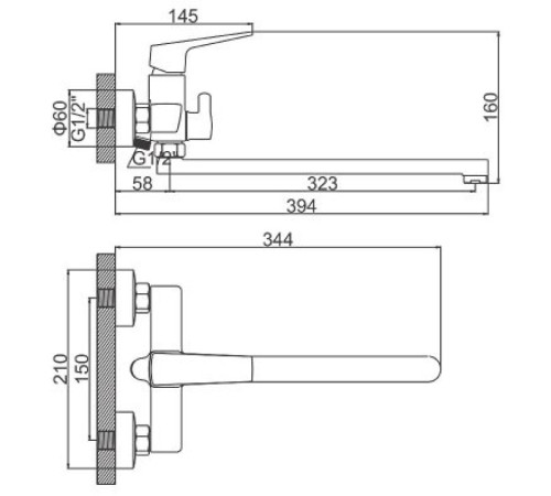Смеситель Ledeme L2281