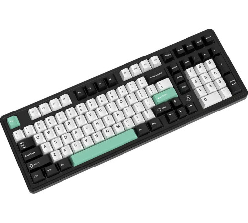 Клавиатура Ajazz AK980 V2 черный/белый/бирюзовый, Ajazz Flying Fish