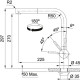 Смеситель Franke Atlas Neo Pull Out черный
