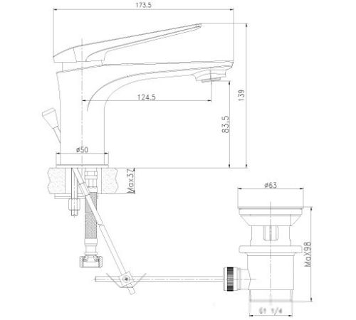 Смеситель Lemark Allegro LM5906CW