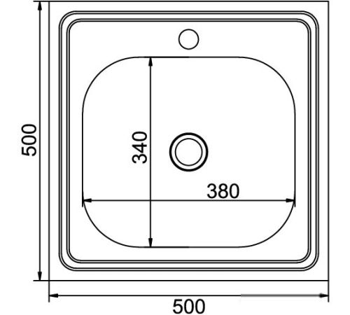 Кухонная мойка Mixline 527965