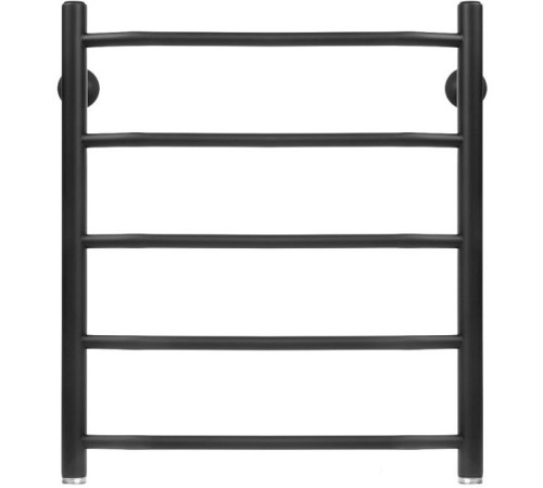 Полотенцесушитель Granula Трапеция 50х60 5 перекладин нижнее подключение, черный матовый