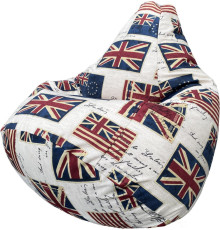 Кресло-мешок Flagman Груша Макси Г2.4-04 Британский флаг А10