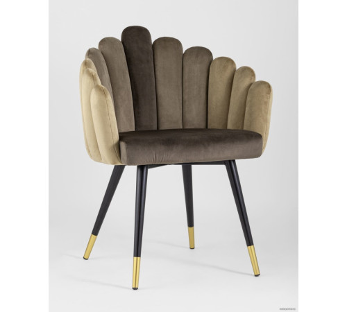 Стул с подлокотниками Stool Group Камелия шоколад